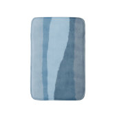 Abstracte kustshadden van Blue Bath Mat (Voorkant Verticaal)