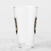 Abstracte labrador kunst glas (Rechts)