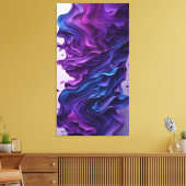 Abstracte lagen canvas afdruk (Insitu (Woonkamer))