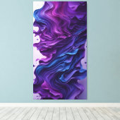 Abstracte lagen canvas afdruk (Insitu (Houten vloer))