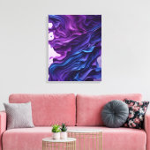 Abstracte lagen canvas afdruk (Insitu (Woonkamer))