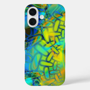 Abstracte lagen iPhone 16 hoesje