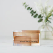 Abstracte lagen van de realiteit visitekaartje (Staand voorkant)