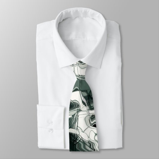 Abstracte landformaties stropdas (Gebonden)