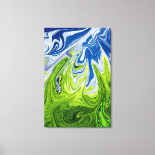 Abstracte landschapskunst Beste moderne kunst Canvas Afdruk