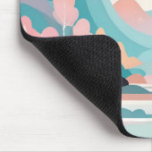 Abstracte landschapskunst muismat (Hoek)