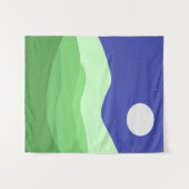 abstracte landschapskunst wandkleed (Voorkant (horizontaal))