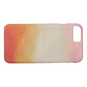 Abstracte landschapsschildering van woestijnkleure Case-Mate iPhone case (Achterkant (Horizontaal))