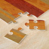 Abstracte landschapsstrepen & uw woorden legpuzzel (Zijkant)