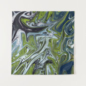 Abstracte landschapsverf | Beste kunst Wandkleed (Voorkant (horizontaal))