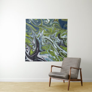 Abstracte landschapsverf Beste kunst Wandkleed