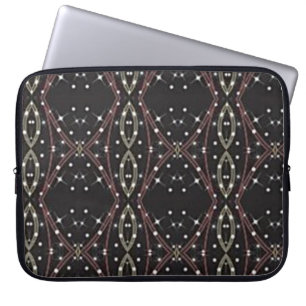 Abstracte laptophoes met Starlight-lint Laptop Sleeve