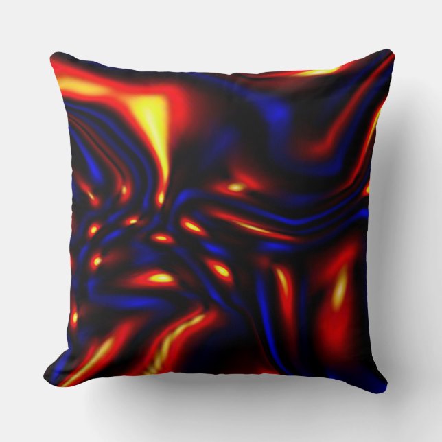 Abstracte Lava Decorative Pillow Kussen (Voorkant)