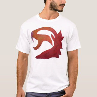 Abstracte leeuw t-shirt