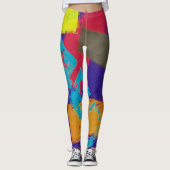 Abstracte Leggings (Voorkant)