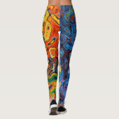 Abstracte Leggings (Achterkant)