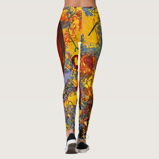 Abstracte Leggings (Achterkant)