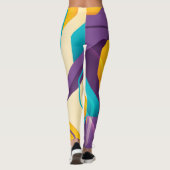 Abstracte Leggings in Artsy (Achterkant)