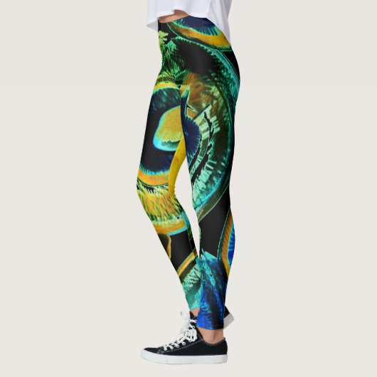Abstracte Leggings met meerdere kleuren (Links)