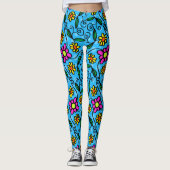 Abstracte Leggings van Floral (Voorkant)