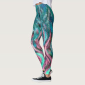 Abstracte leggings van kunstenaar Kevin Dailey. (Links)