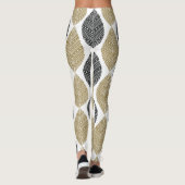 Abstracte leggings Ventilatorpatronen (Achterkant)