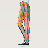Abstracte Leggings voor stripe kleuren (Links)