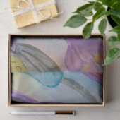 Abstracte lentescrocus tissuepapier (Geschenk)