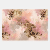 Abstracte Leopard Print Wrapping Paper Set (Voorkant)