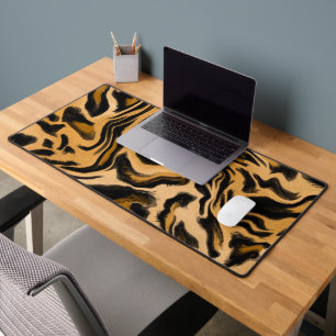 Abstracte leopardafdruk bureaumat
