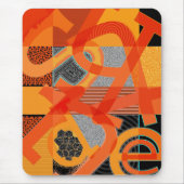 Abstracte Letter Art Muismat (Voorkant)