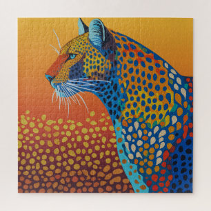 Abstracte Leuke Luipaard Kunst Legpuzzel