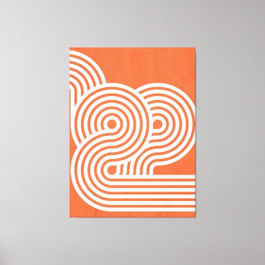 Abstracte levendige ritmes canvas afdruk (Voorkant)