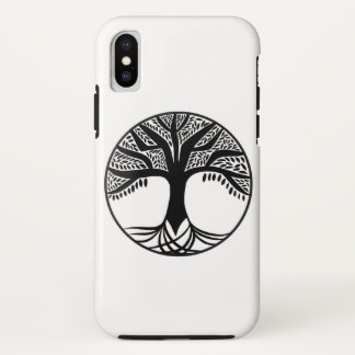 Abstracte Levensboom iPhone X Hoesje