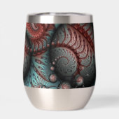 Abstracte Levensechte Fantasie Fractale Kunst Brui (Achterkant)