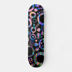 Abstracte levensstructuur - Kleur Tex 03 Skateboard