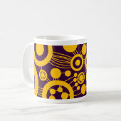 Abstracte levensstructuur koffiemok (Voorkant links)