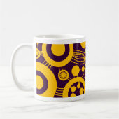 Abstracte levensstructuur koffiemok (Links)