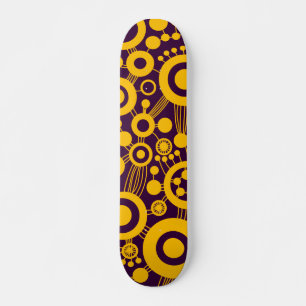 Abstracte levensstructuur skateboard