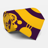 Abstracte levensstructuur stropdas (Opgerold)