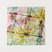 Abstracte libellen wandkleed (Voorkant (horizontaal))