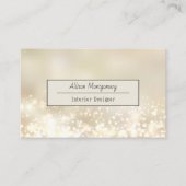 Abstracte lichteffecten met QR-code Visitekaartje (Voorkant)