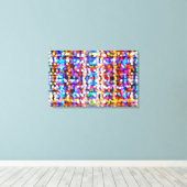 Abstracte lichten canvas afdruk (Insitu (Houten vloer))