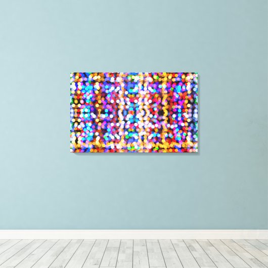 Abstracte lichten canvas afdruk (Insitu (Houten vloer))