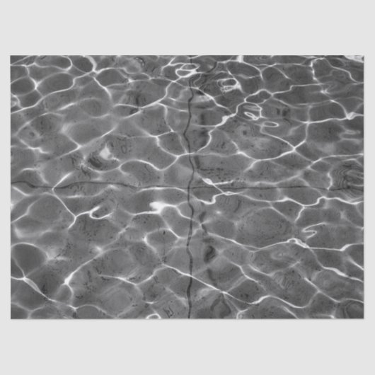 Abstracte lichtreflecties op watertissuepapier tissuepapier (Voorkant)