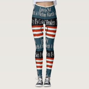 Abstracte liedstijl; leggings