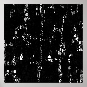Abstracte lijnen 02 poster