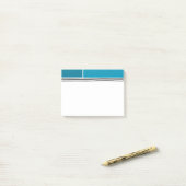 Abstracte lijnen post-it® notes (Op bureau)