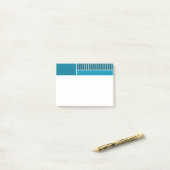 Abstracte lijnen post-it® notes (Op bureau)