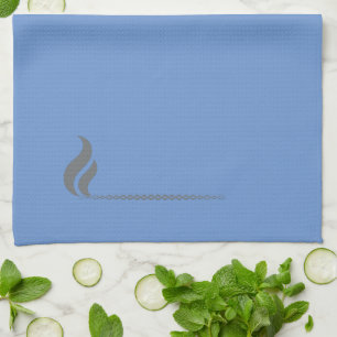 Abstracte lijnen tafelhanddoek voor moderne elegan theedoek